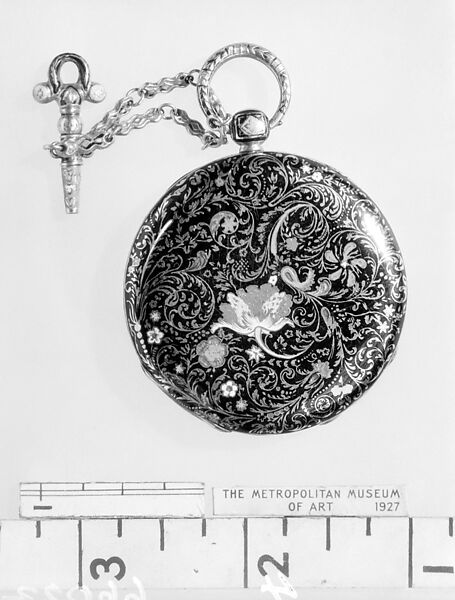 Watch, Watchmaker: Style of the Firm of Vacheron and Constantin (Swiss, 1755–present), Gold, enamel, steel, possibly Swiss 