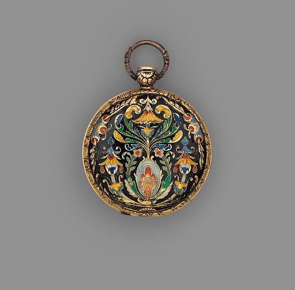 Watch, Watchmaker: Abraham Vacheron (Swiss, 1760–1845), Case: partly gold, enamel, and silver; Movement: brass and steel with ruby endstones, Swiss, Geneva 