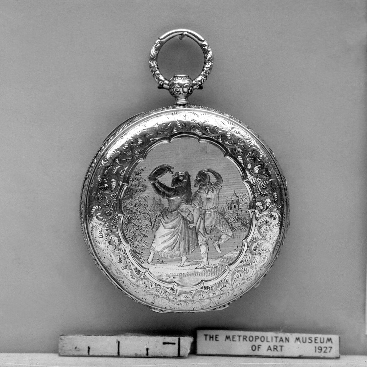 Watch, Watchmaker: Frederick Courvoisier (1790–1854), Gold, enamel, steel, Swiss, La Chaux-de-Fonds 