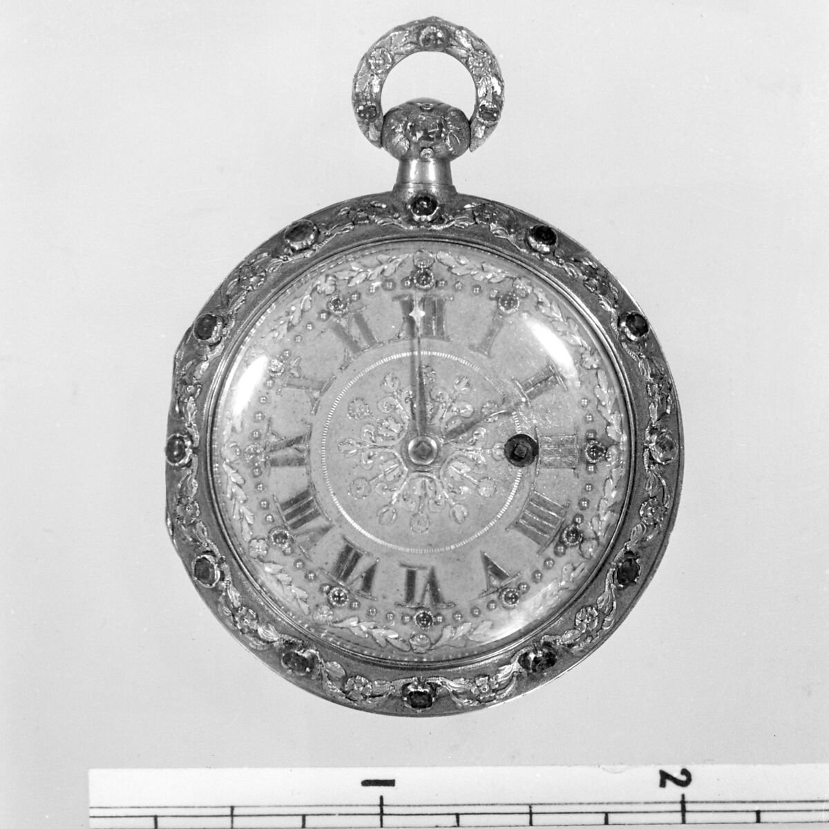 Watch, Watchmaker: Firm of Moulinié, Bautte &amp; Moynier (Swiss, 1808–21), Gold, silver, garnets, rubies, Swiss, Geneva