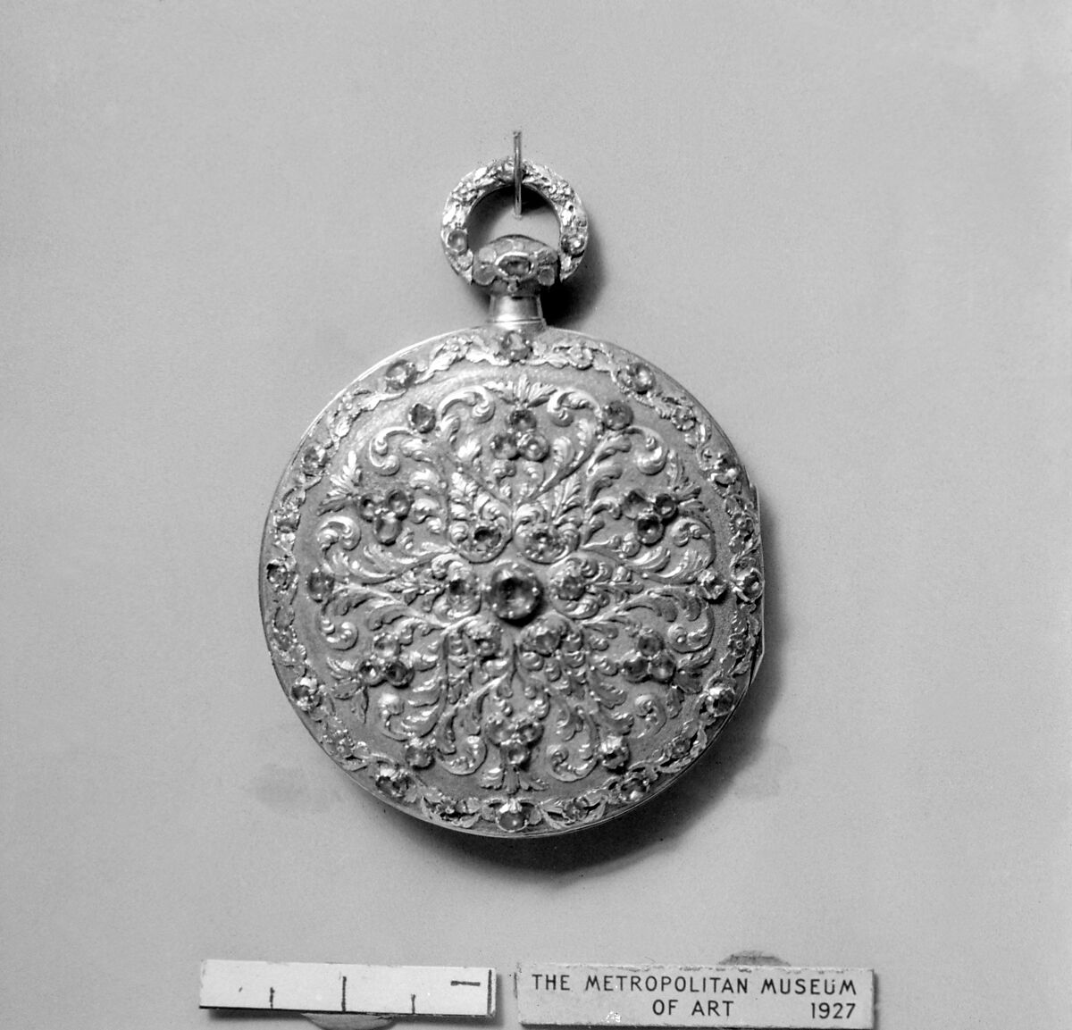 Watch, Watchmaker: Firm of Moulinié, Bautte &amp; Moynier (Swiss, 1808–21), Gold, silver, garnets, rubies, Swiss, Geneva 
