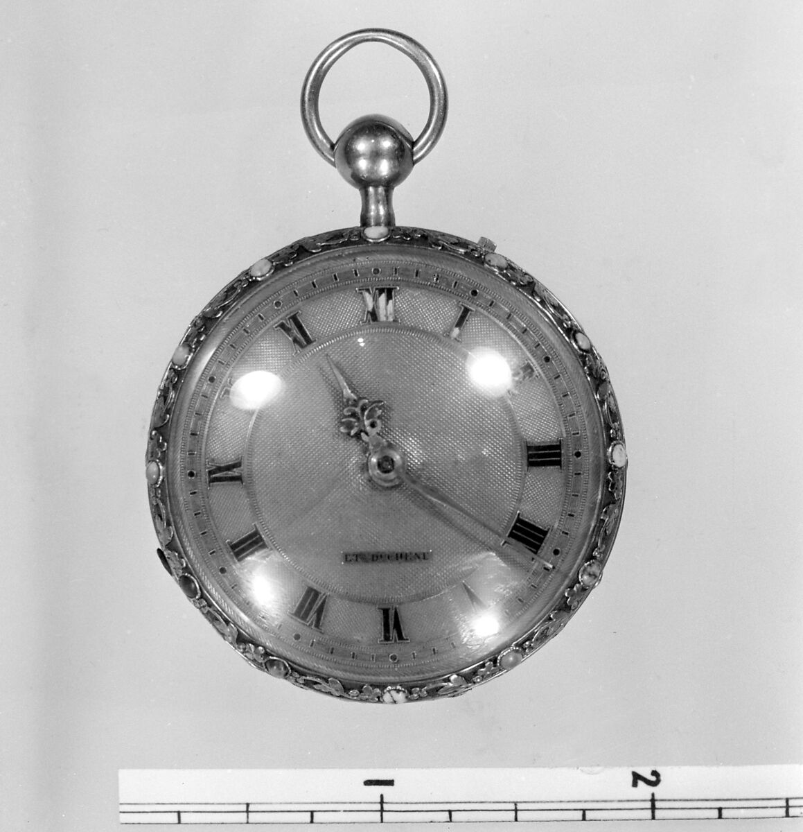 Watch, Watchmaker: Etienne Duchène, Gold, turquoise (?), silver, probably Swiss