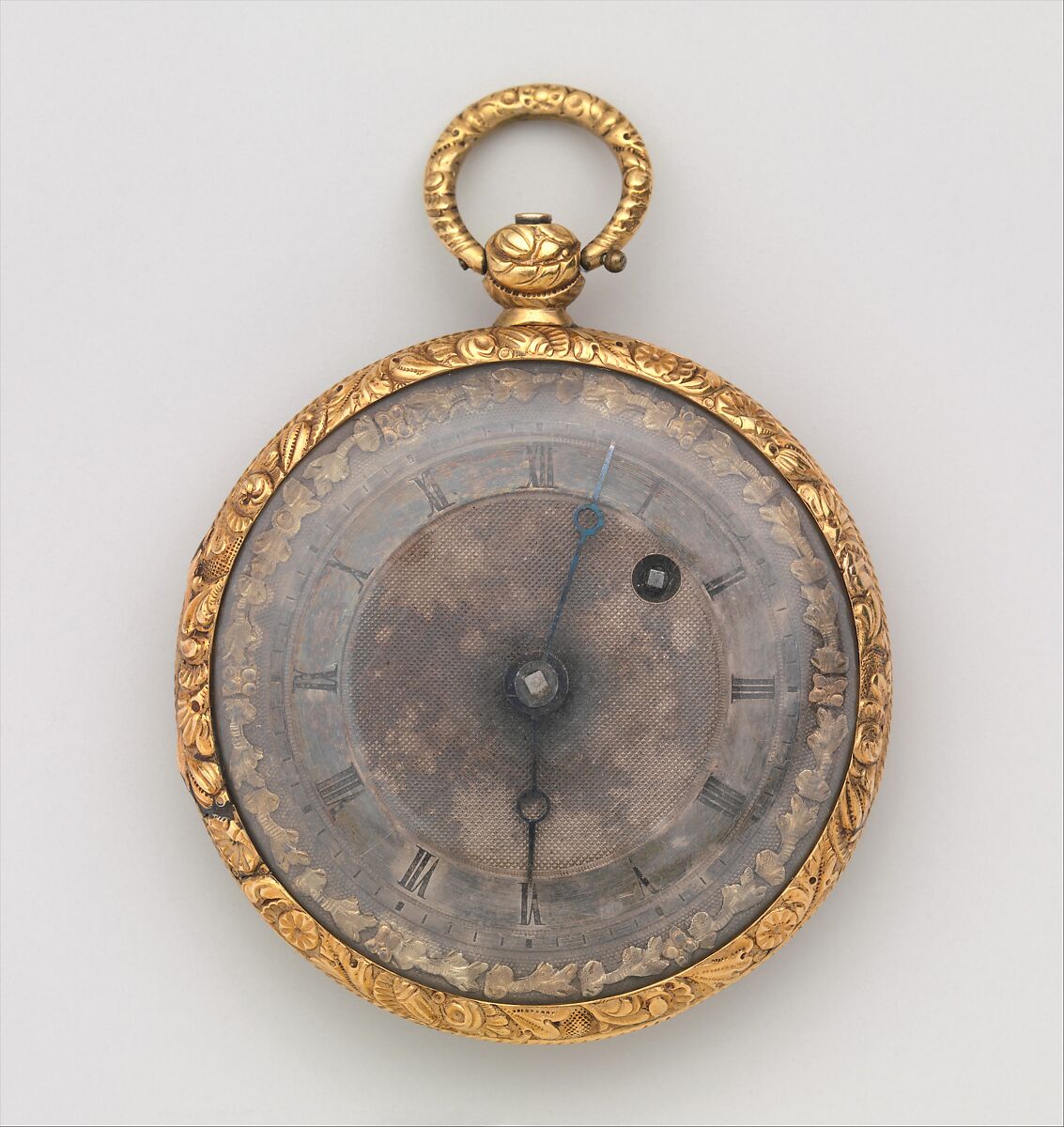Watch, Watchmaker: Pierre Morel (recorded ca. 1780–ca. 1835), Case of gold and enamel, with floral design, Swiss, Geneva