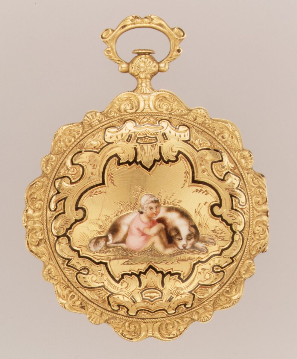 Watch, Watchmaker: de Choudens (recorded 1828–31), Gold, enamel, silver, Swiss, Geneva 
