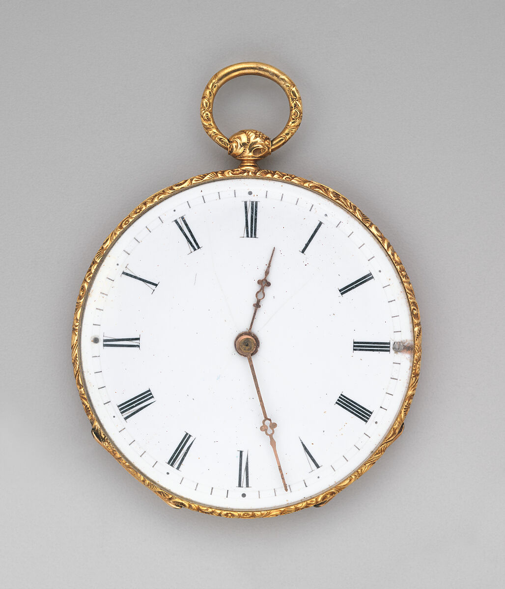 Watch, Watchmaker: Firm of Terond and Ravier (Recorded 1831–1835), Gold, enamel, Swiss, Geneva