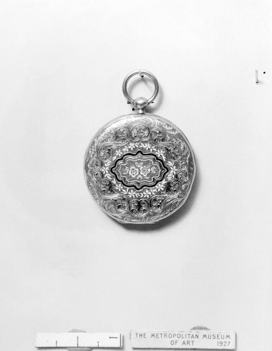 Watch, Gold, champlevé enamel, steel, Swiss