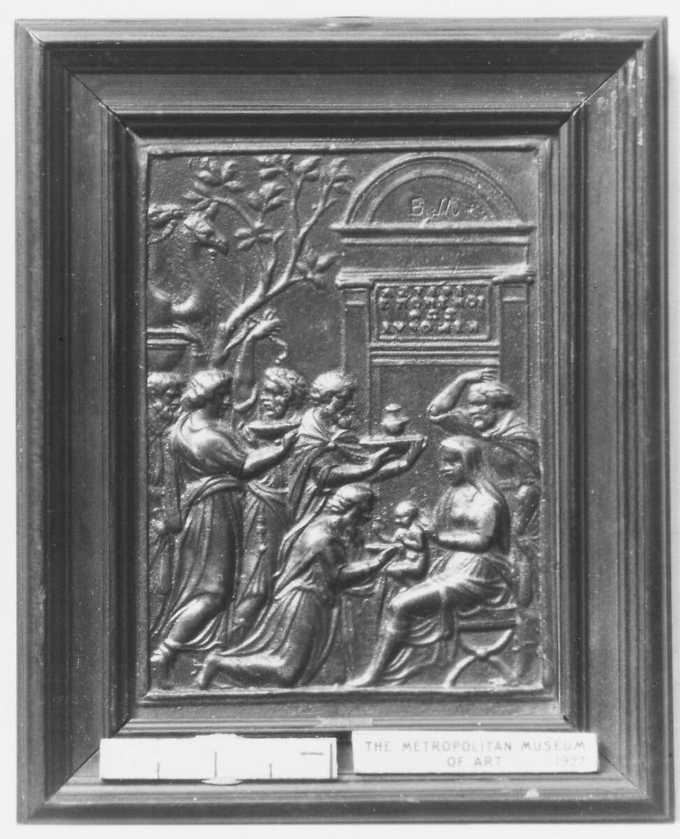 Adoration of the Magi, Valerio Belli (Il Vicentino) (1468–1546), Bronze, Italian, Vicenza 