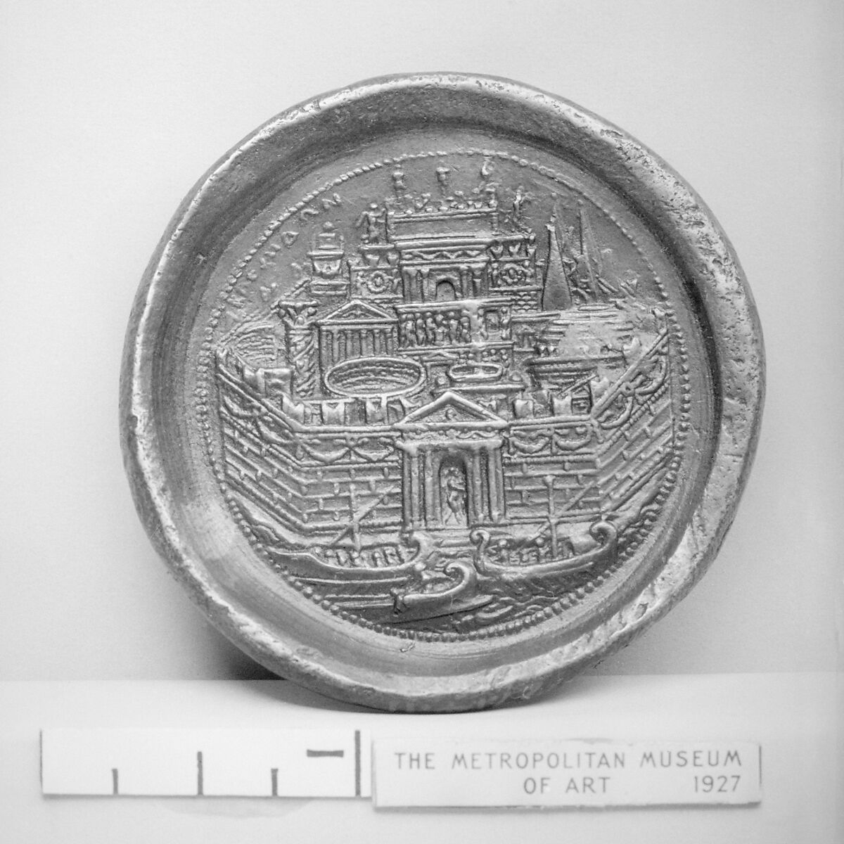 Queen Dido, Medalist: Giovanni del Cavino (Italian, Padua 1500–1570 Padua), Bronze, Italian