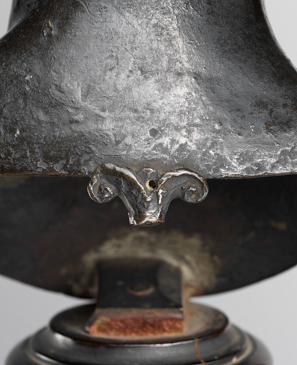 Bust of a Roman, Bronze, on a later wood socle, Northern Italian