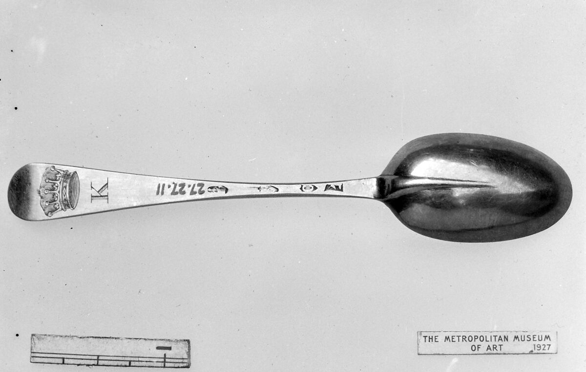 Teaspoon (part of a set), Gold, Irish, Dublin