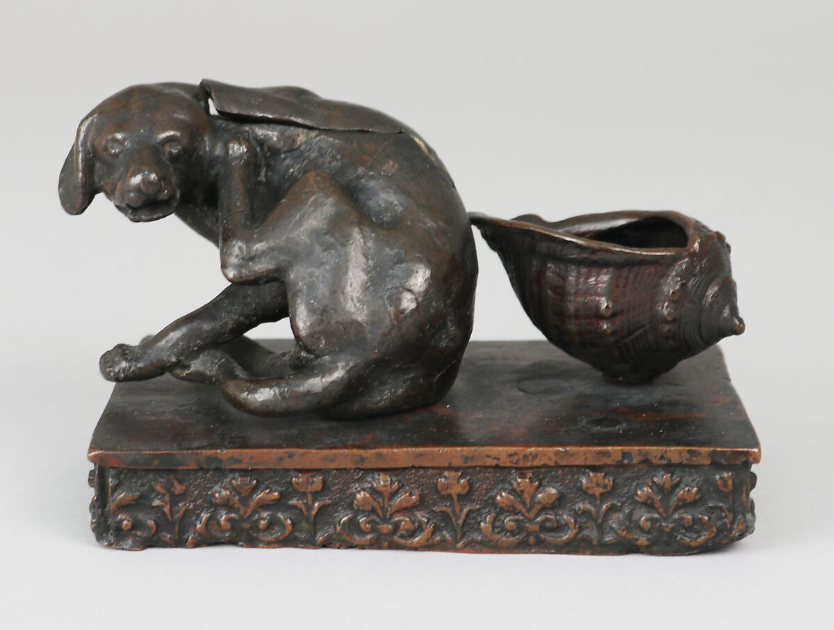 Inkstand, Bronze, German 