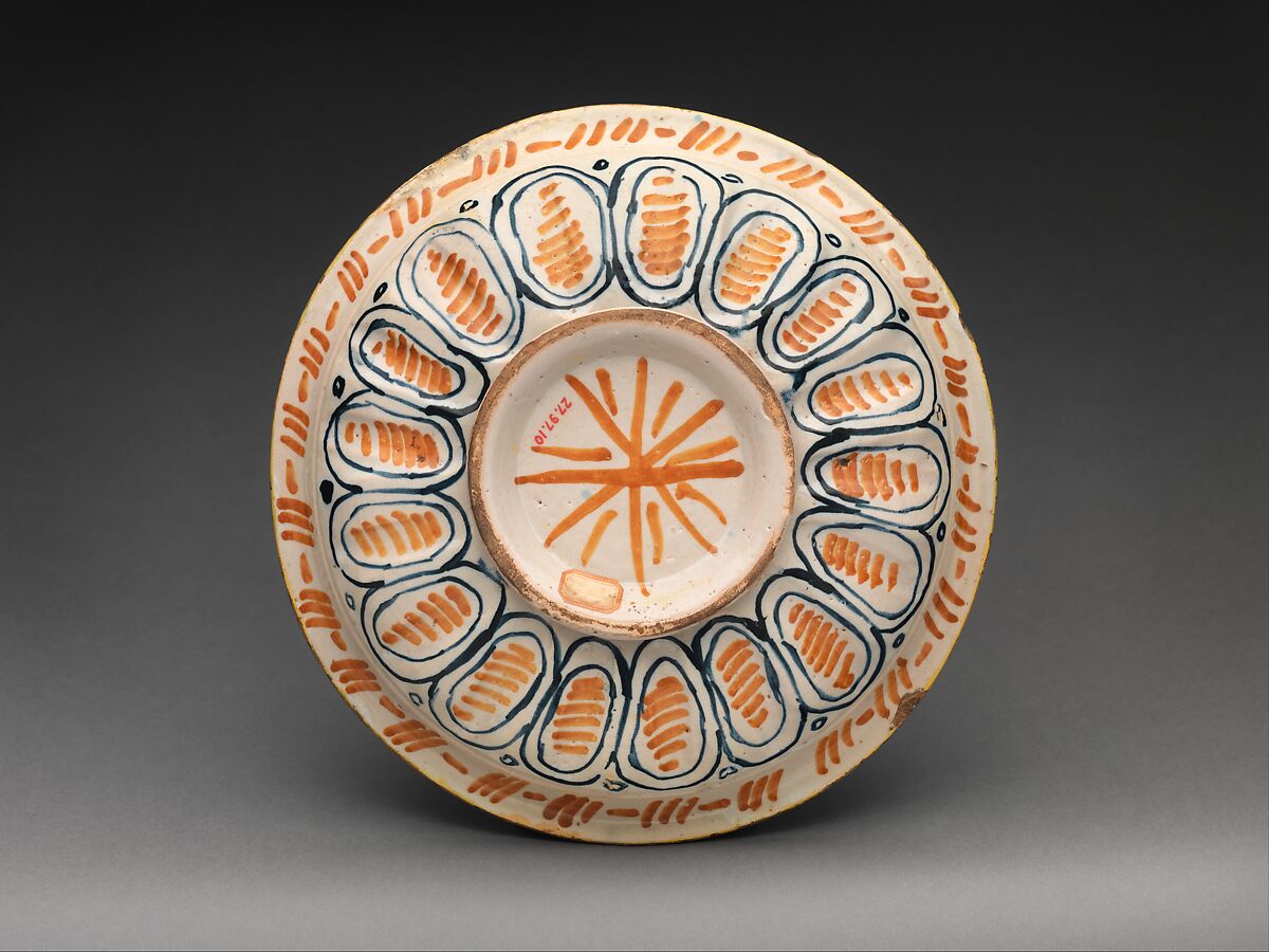 Basin or bowl with Laura Bella, Maiolica (tin-glazed earthenware), Italian, probably Faenza