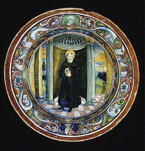 Bowl with Saint Nicholas of Tolentino