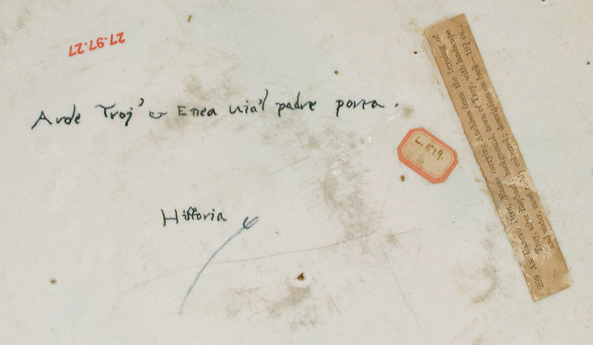 Dish, Follower of Fra Xanto Avelli da Rovigo (ca. 1486–1582), Maiolica (tin-glazed earthenware), Italian, Urbino