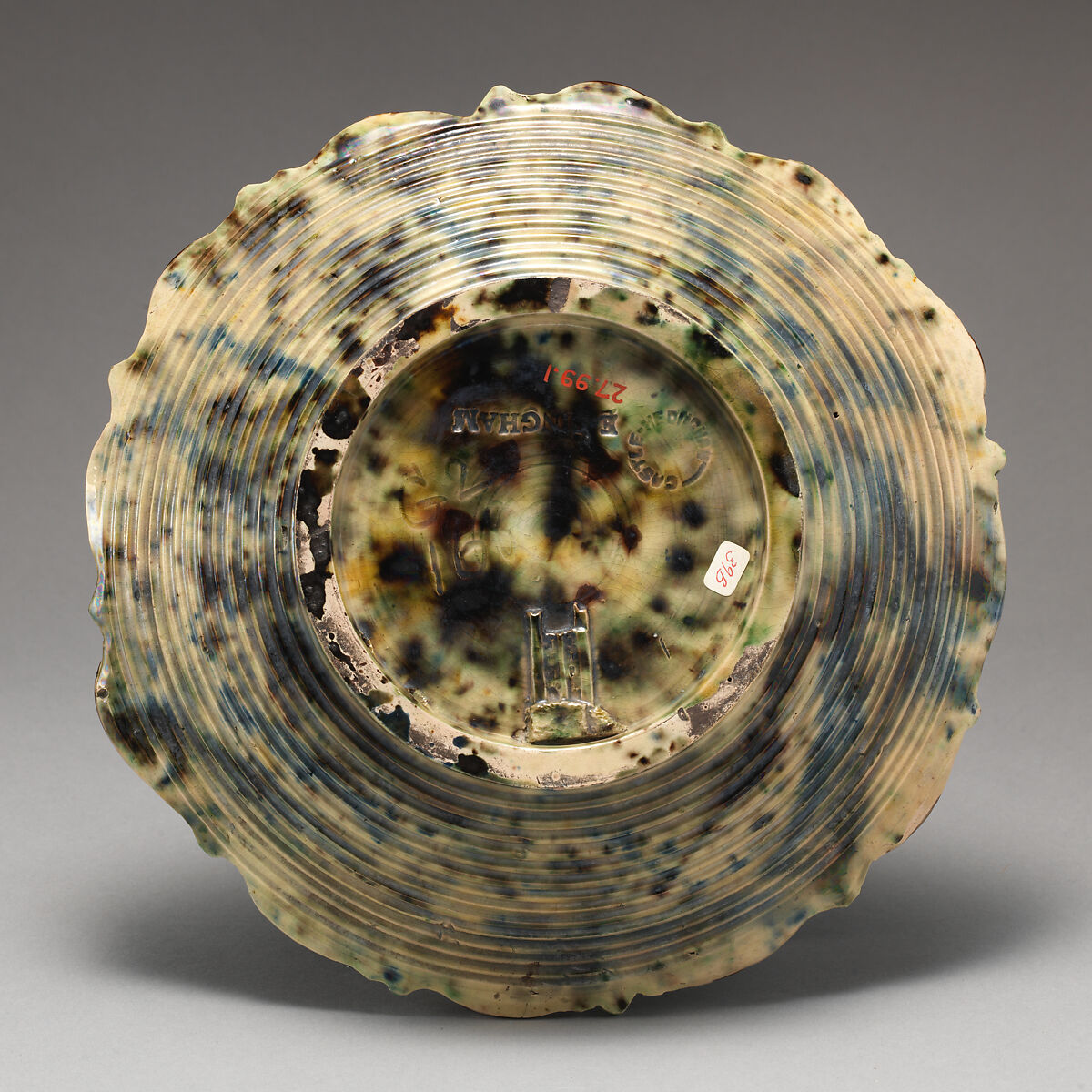 Plate, Castle Hedingham, Pottery, British, Essex