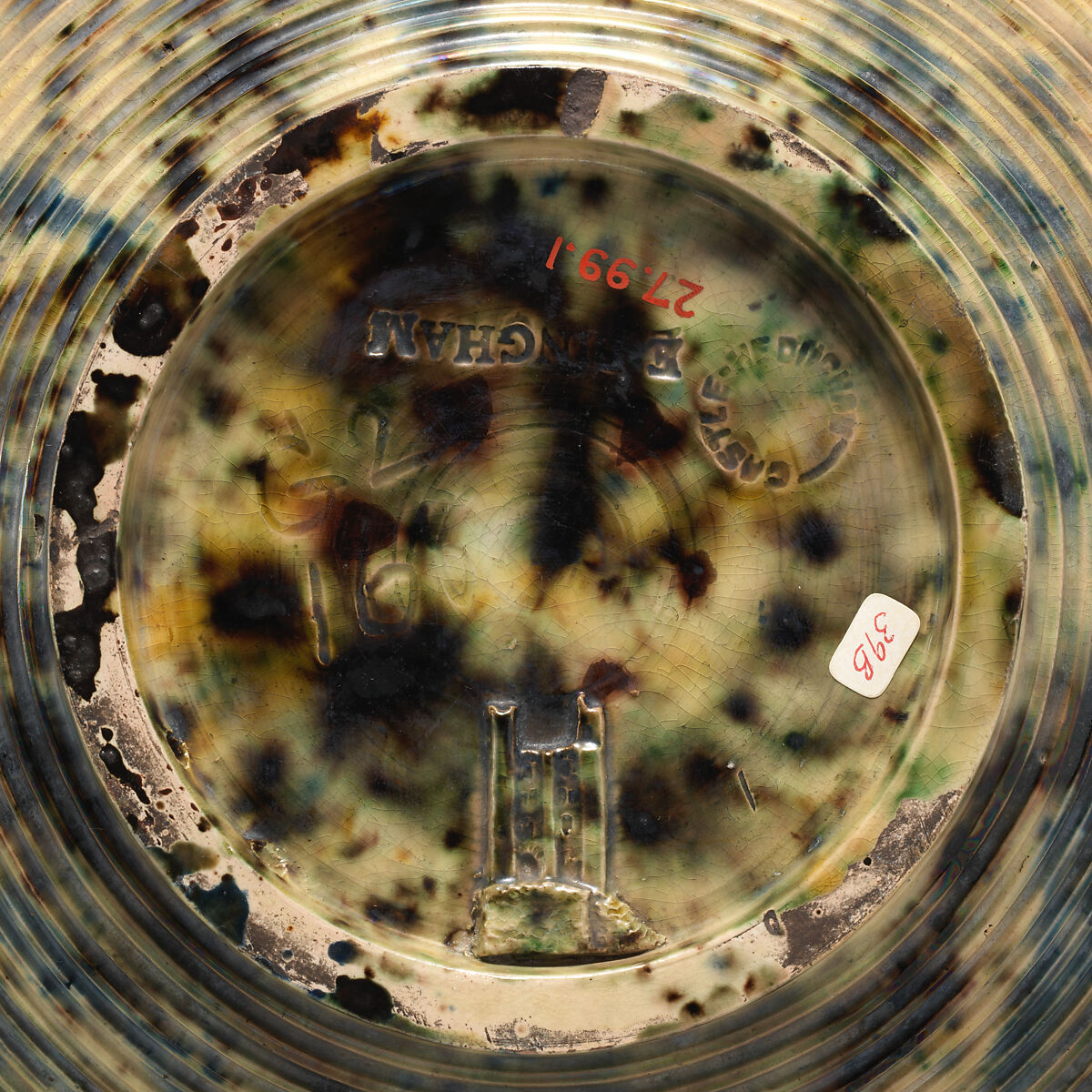 Plate, Castle Hedingham, Pottery, British, Essex