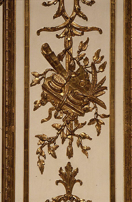 Four doors with trims and one set of entre-portes, Jean François Cuvilliés the Elder (German (born Belgian), Soignies 1695–1768 Munich), Wood, painted, carved and gilded, Southern German, Munich