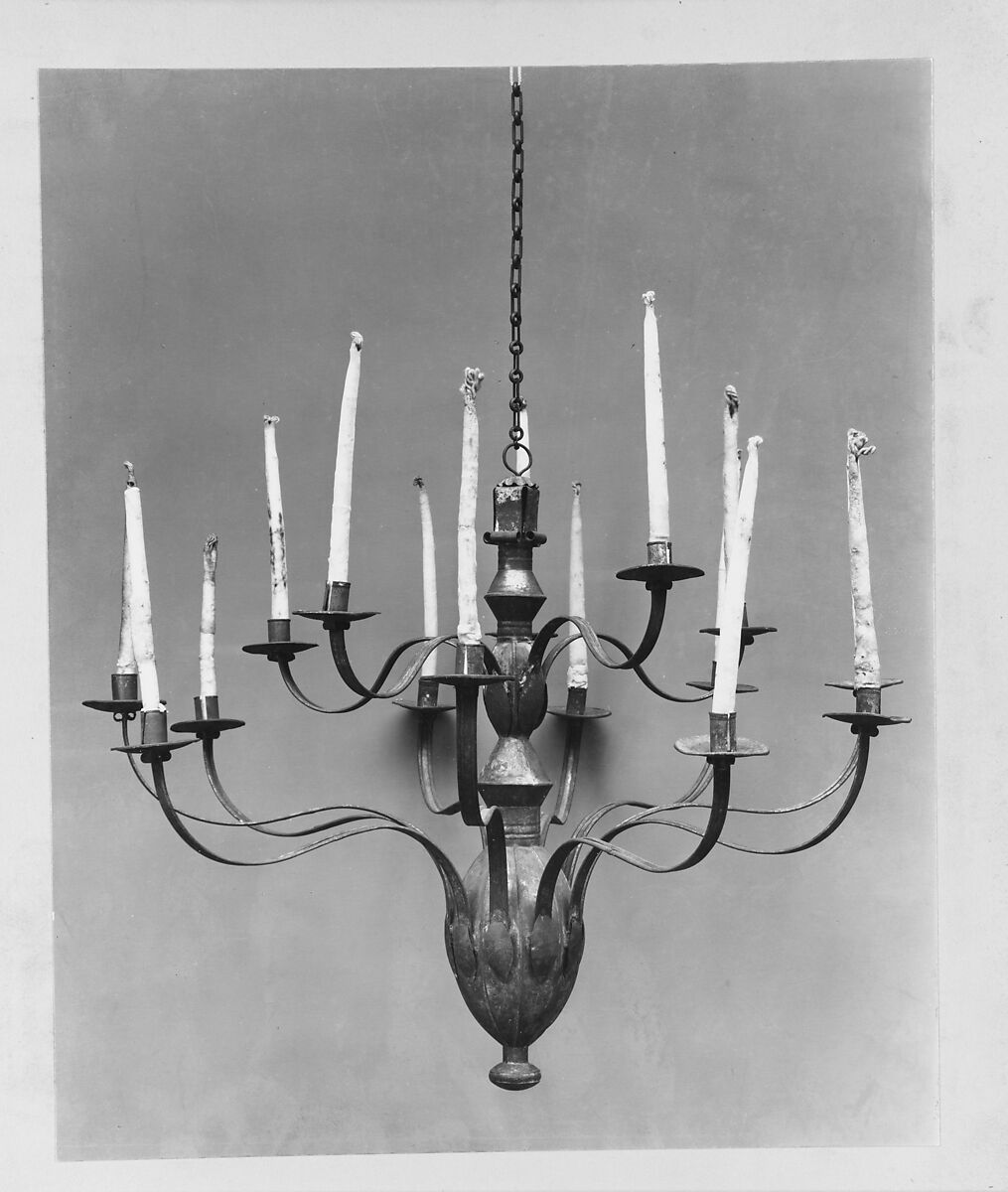 Chandelier, Tin, American 