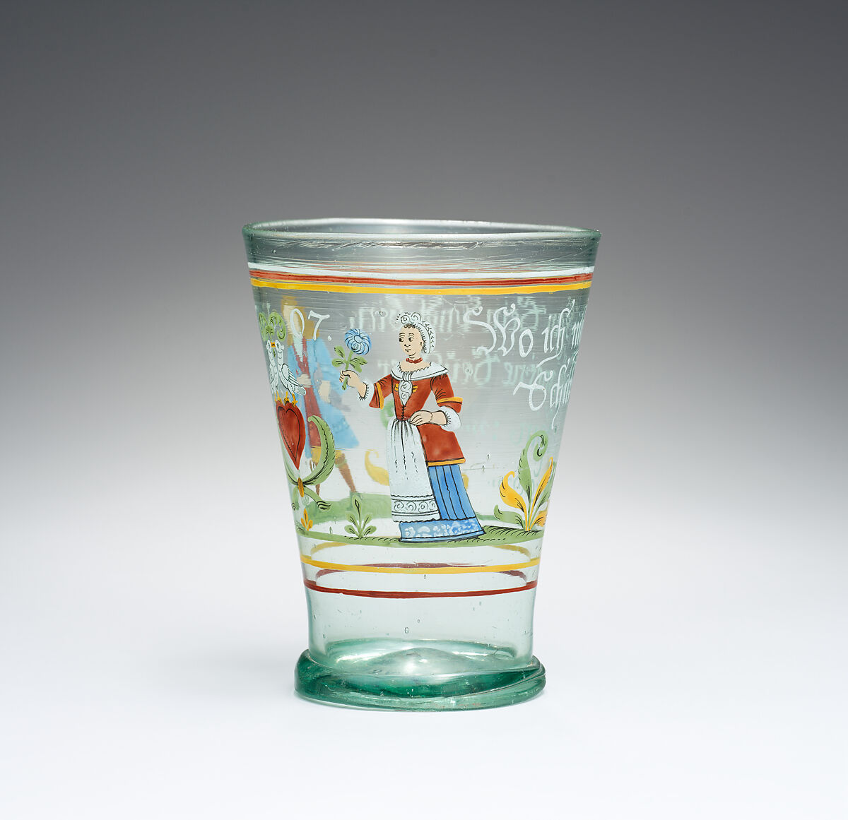 Beaker, Glass, German, Franconia