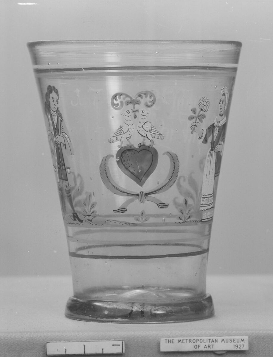 Beaker, Glass, German, Franconia 