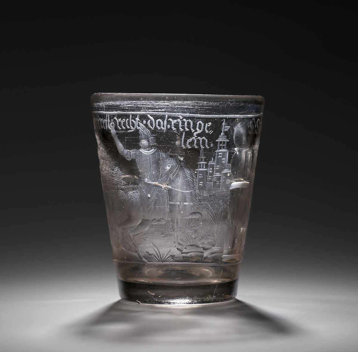Beaker, Glass, German, probably Silesia
