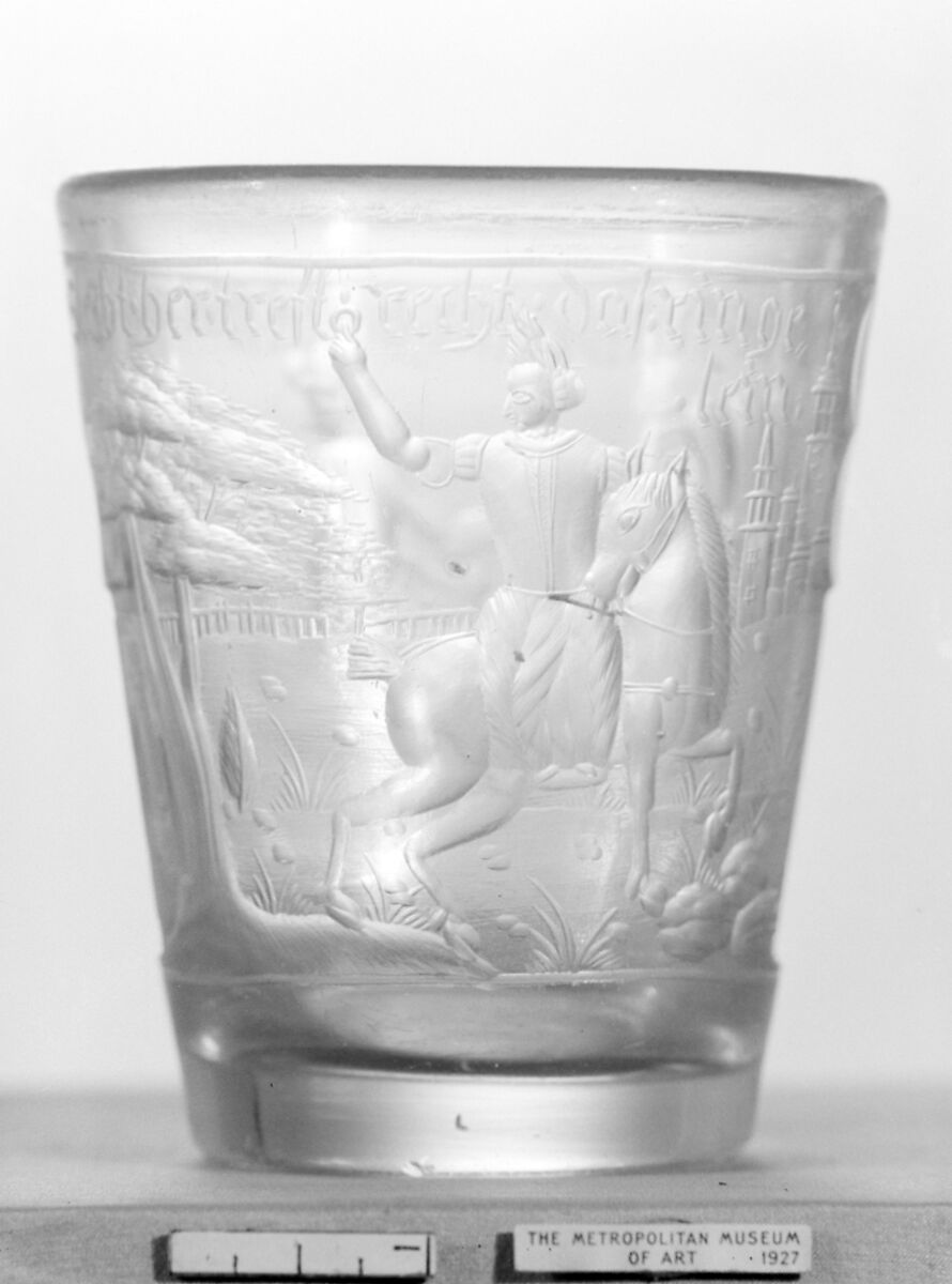 Beaker, Glass, German, probably Silesia 