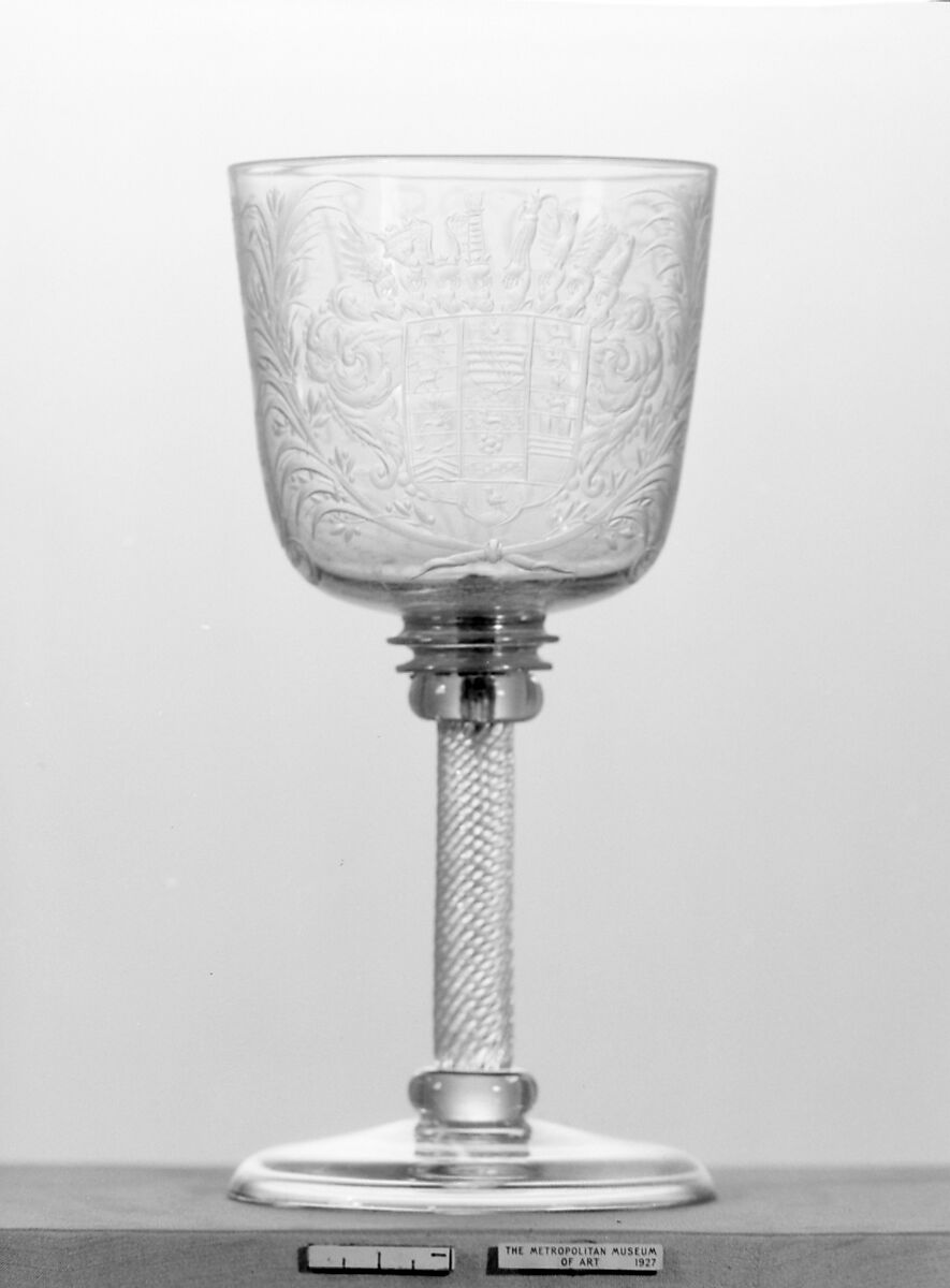 Standing cup, Glass, German, Nuremberg 