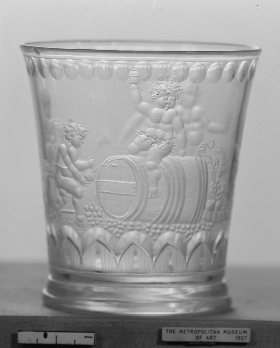 Beaker, Glass, German, Potsdam 