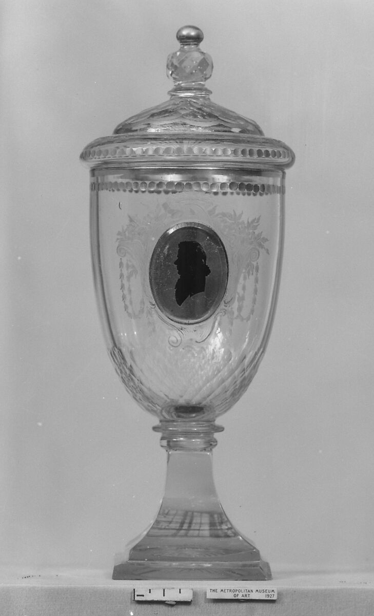 Pokal with cover, Johann Sigismund Menzel (1744–1810), Glass, German, Silesia (Warmbrunn) 