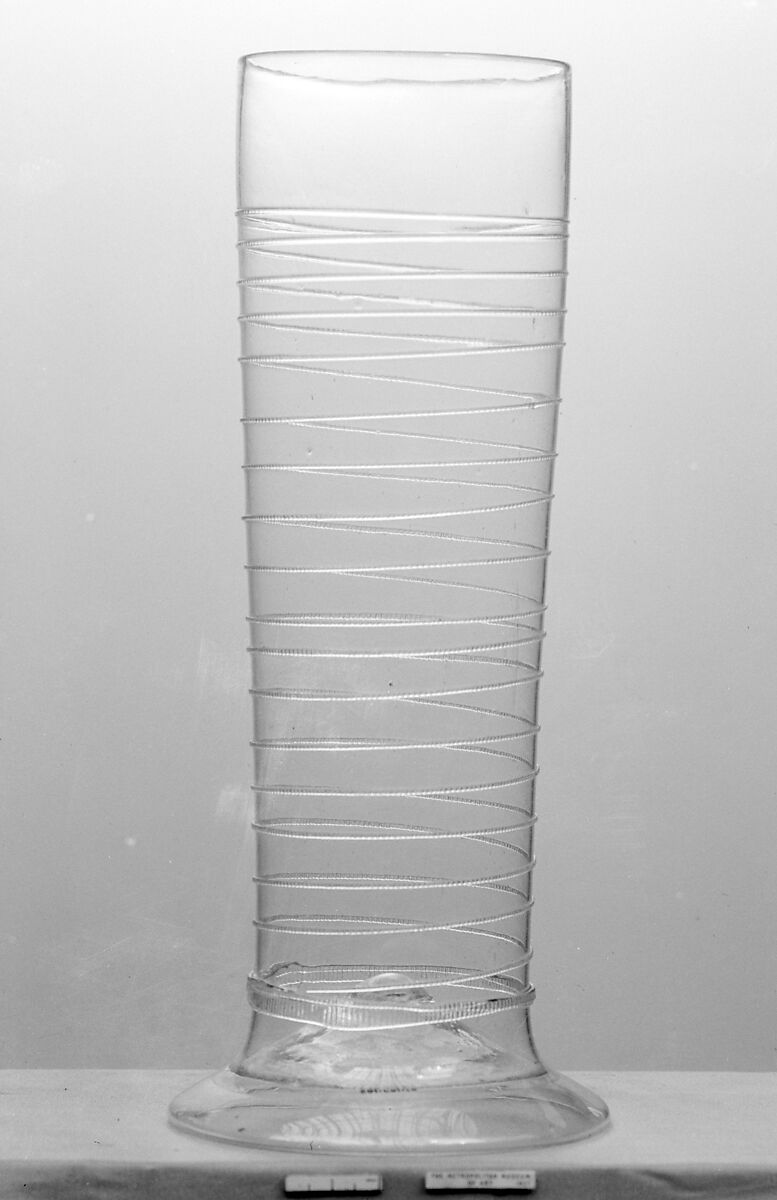 Beaker (Passglas), Glass, German 