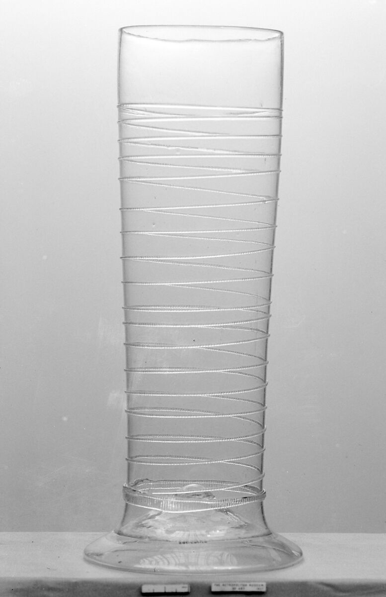 Beaker (Passglas), Glass, German 