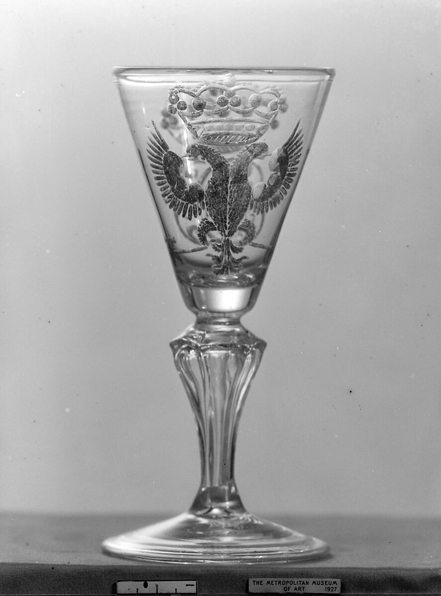 Wineglass, Glass, Central or Southern German 