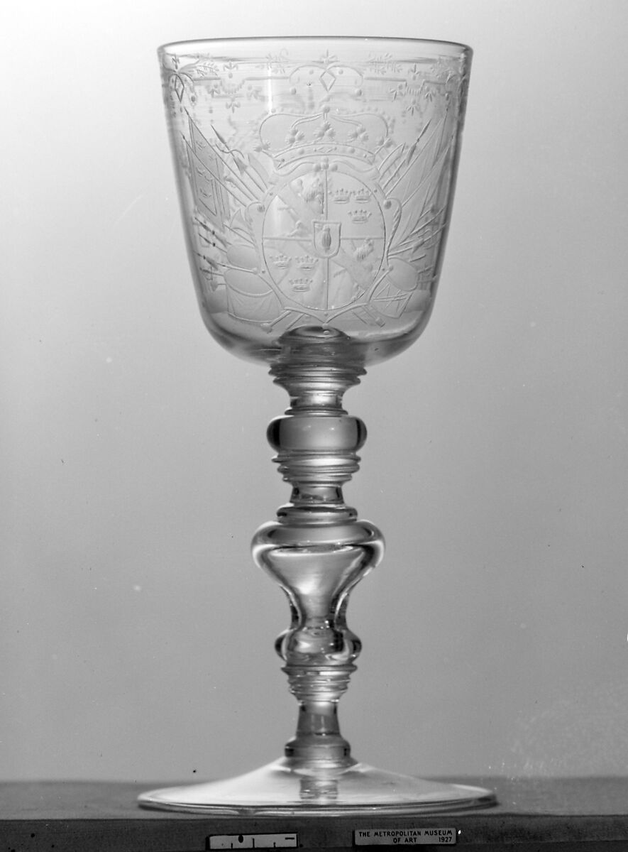Standing cup, Glass, German, Hesse or Swedish 