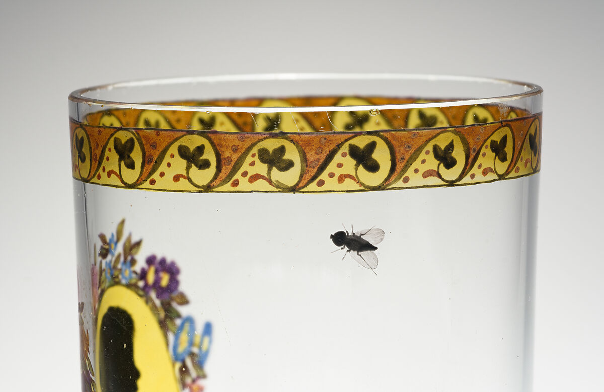 Beaker, Samuel Mohn (German, Niederklobikau, Saxony 1761–1815 Dresden), Glass, German, Dresden or Austrian, Vienna