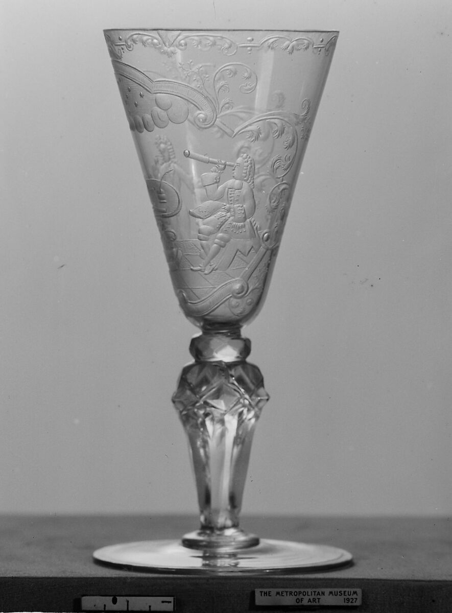 Wineglass, Glass, German, Thuringia 