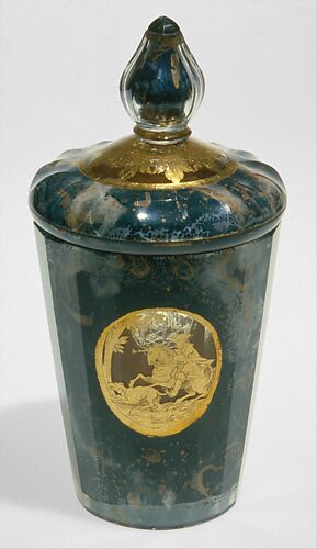 Beaker with medallions with hunting scenes