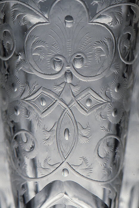 Standing cup with cover, Glass, Bohemian, Riesengebirge (Krkonoše)
