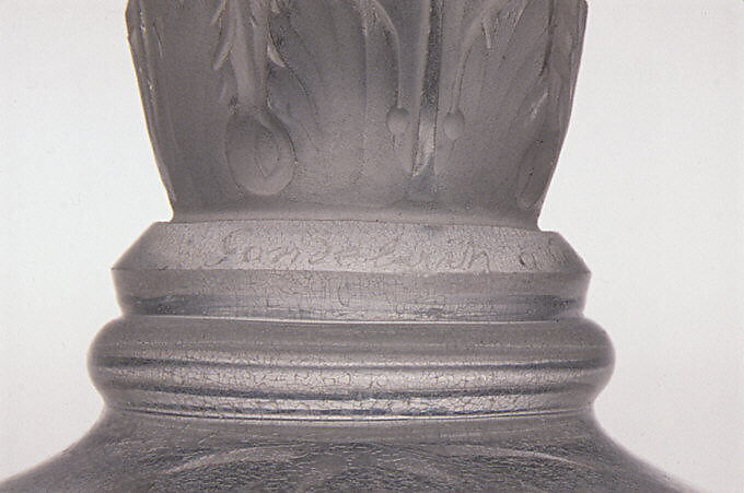 Standing cup with cover, Franz Gundelach (German, working ca. 1694–1716), Glass, German, Cassel