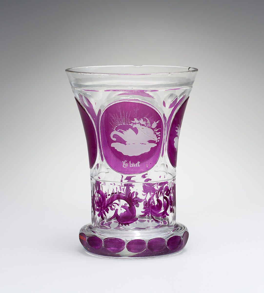 Beaker, Glass, Bohemian
