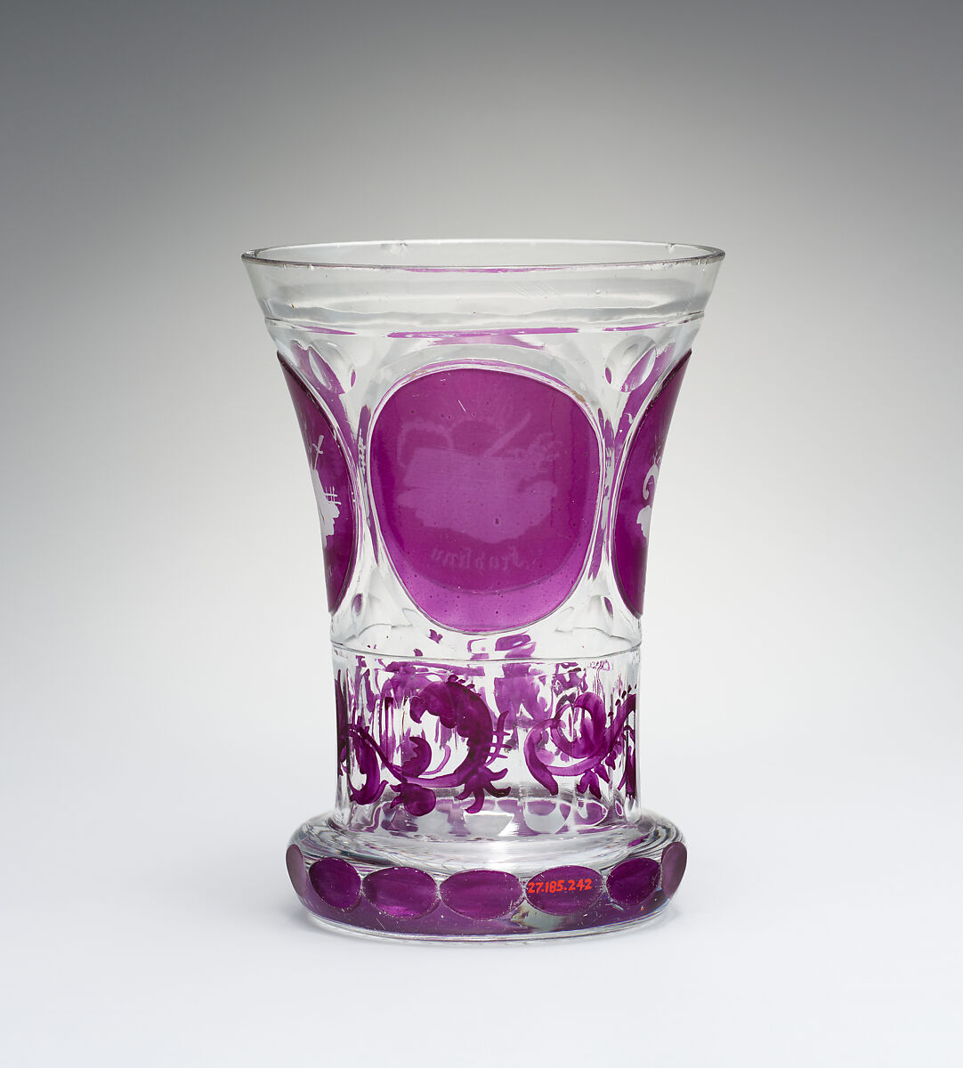 Beaker, Glass, Bohemian