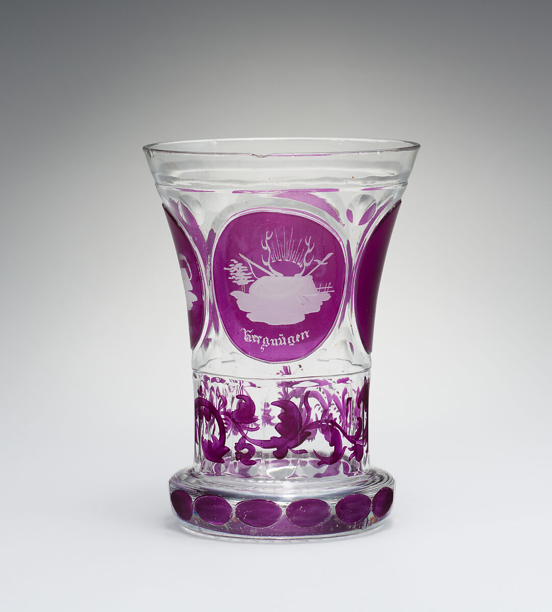 Beaker, Glass, Bohemian