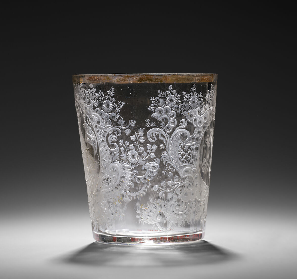 Beaker, Glass, Bohemian