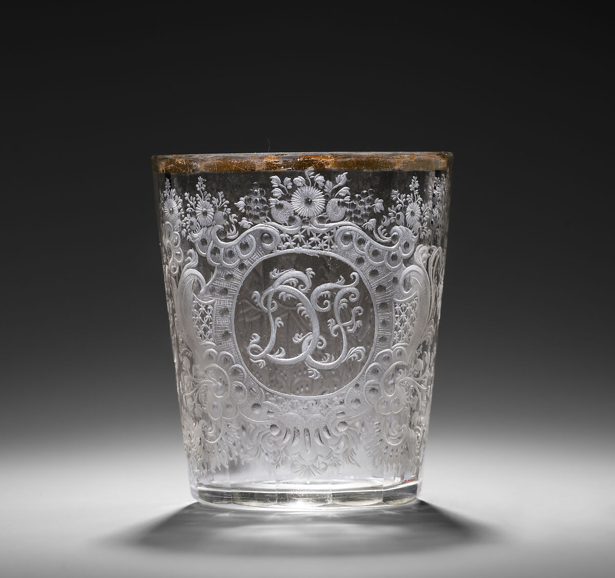 Beaker, Glass, Bohemian
