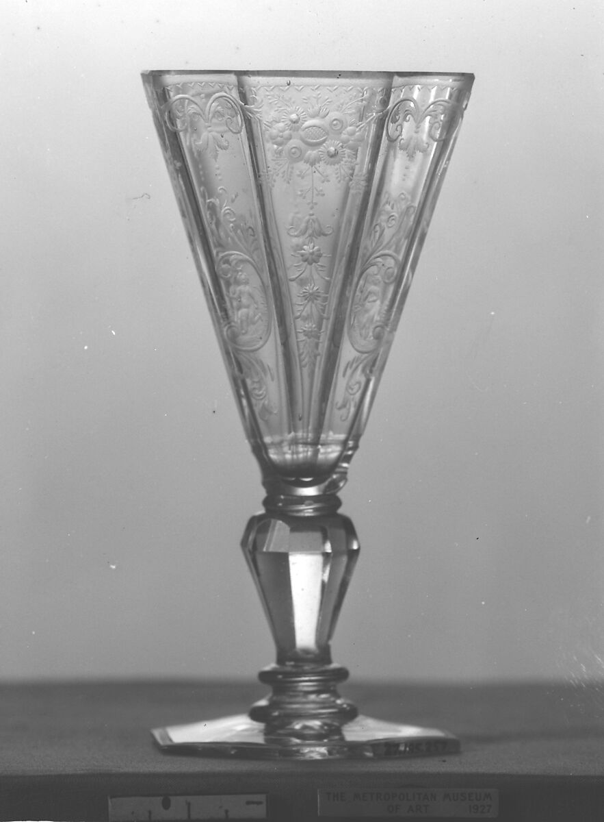 Wineglass, Glass, German, Silesia 