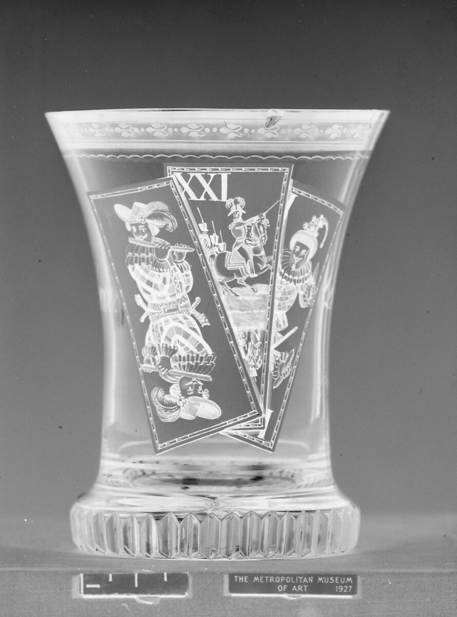 Beaker (Ranftbecher), Anton Kothgasser (Austrian, 1769–1851), Glass, Austrian, Vienna 
