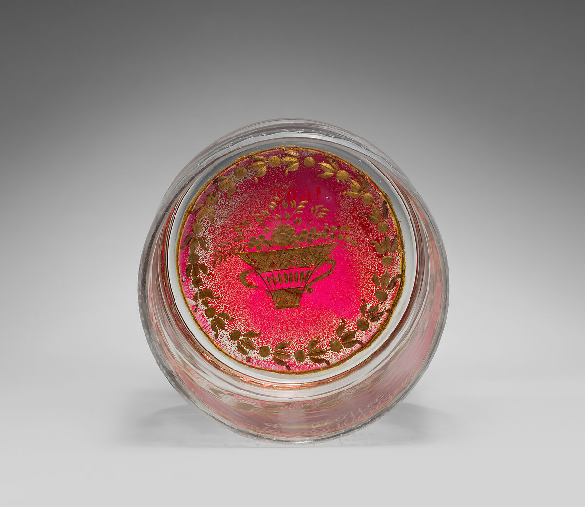 Beaker, Glass, Bohemian