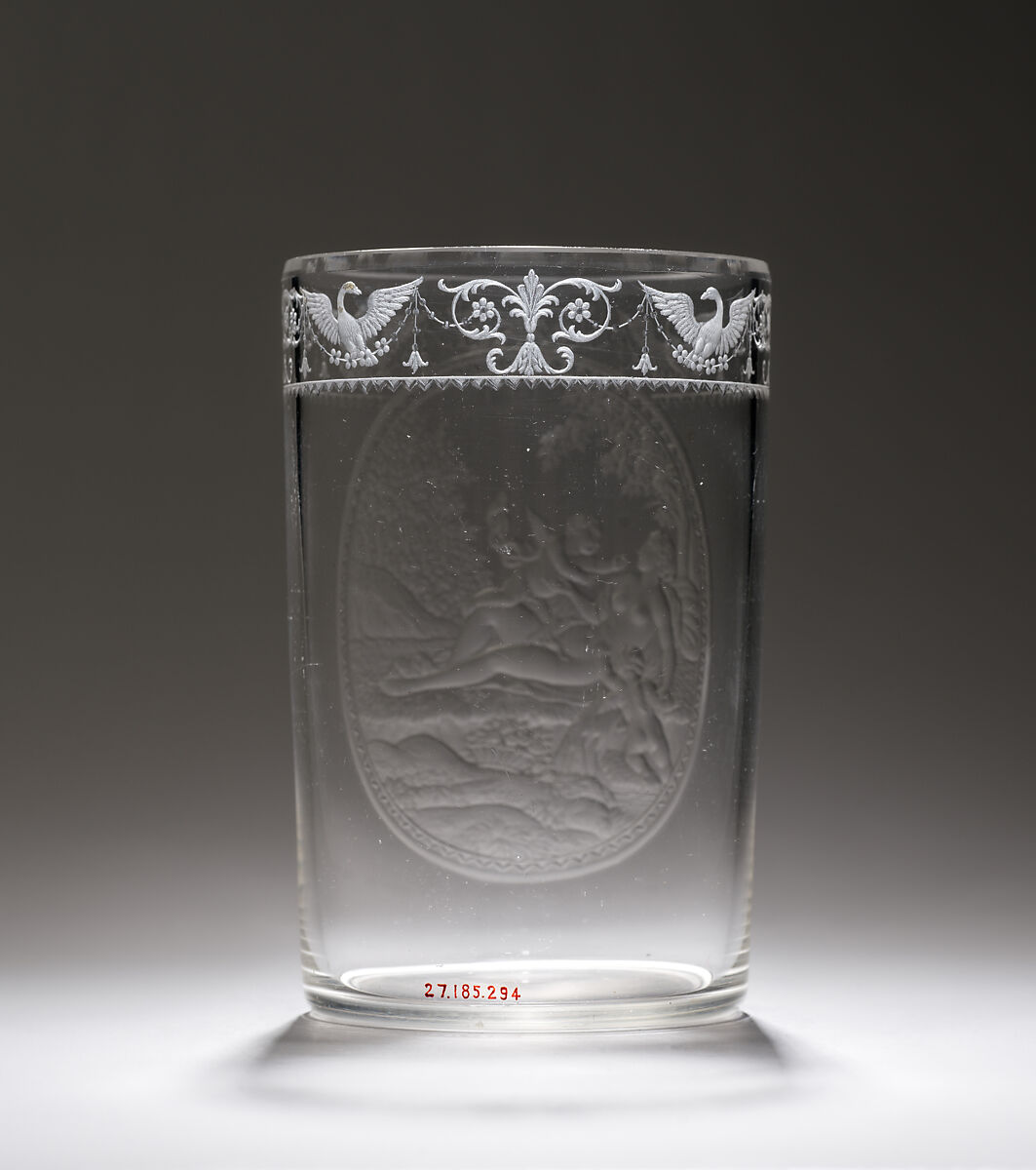 Beaker, Glass, probably French, Paris