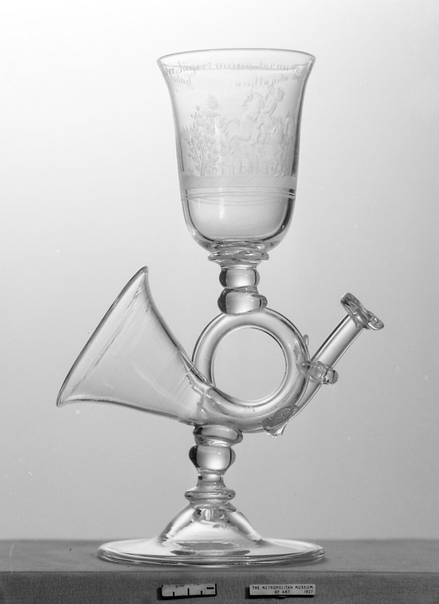 Standing cup, Glass, Bohemian 