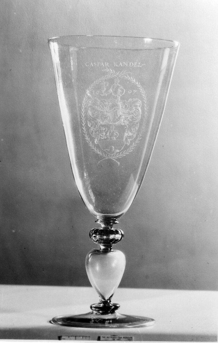 Standing cup, Glass, German, probably Nuremberg 