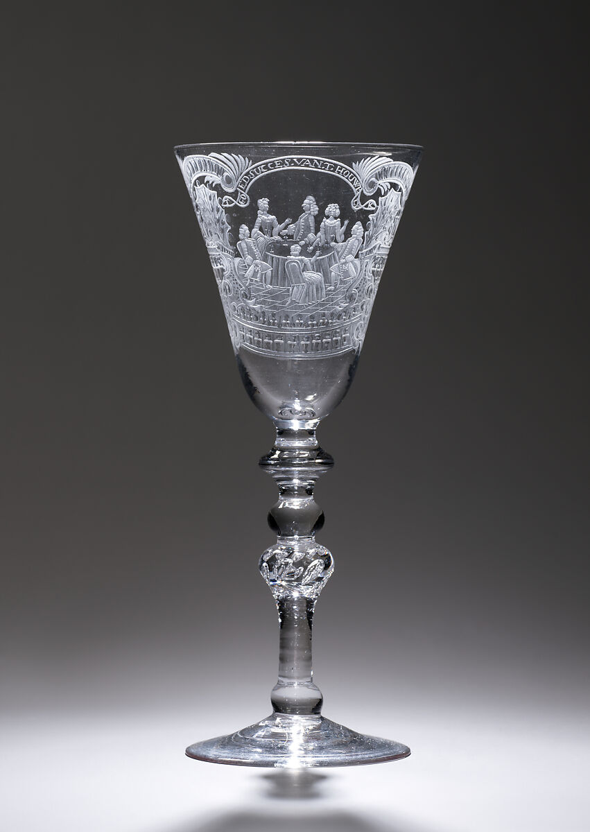 Wineglass, Glass, Dutch